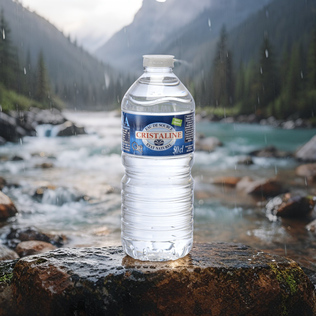 Chai nước Cristaline